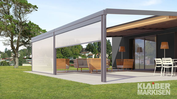 Fassadenmarkise VENTOSOL VM720/3 | KLAIBER Sonnen- u. Wetterschutztechnik GmbHR
